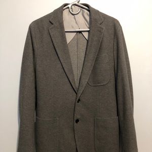 Grey Banana Republic linen blazer